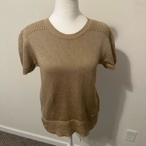 Lauren Ralph Lauren Short Sleeve Crew Neck Sweater Size Medium